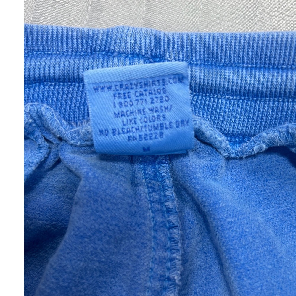 Crazy Shirts Mens Blue Hawaii Dyed Cotton Jogger Canton Pants Size M - Picture 6 of 10